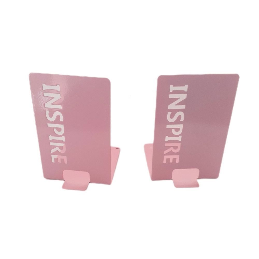 🪴 2 For $20🪴 Modern Minimalist Style Bookends, Inspire Pink(1Pair)